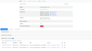EXIST - Web Application For Aggregating And Analyzing Cyber Threat Intelligence 2 exist_2_Lookup_domain