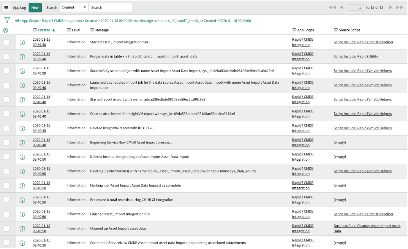 ServiceNow CMDB Asset Import Using the InsightVM Integration for ServiceNow CMDB