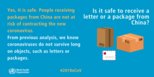 Battling online coronavirus scams with facts 7 WHO-safe-to-receive-package-from-China-600x300-1