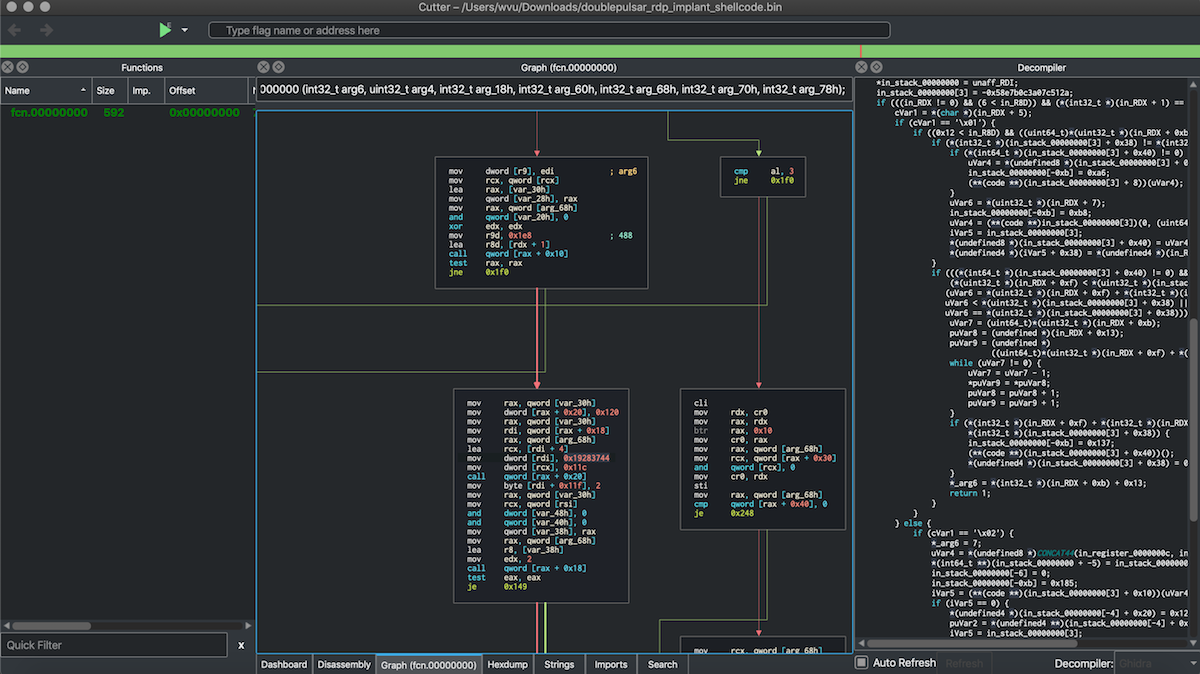 DOUBLEPULSAR RCE 2: An RDP Story 17 DOUBLEPULSAR RCE 2: An RDP Story