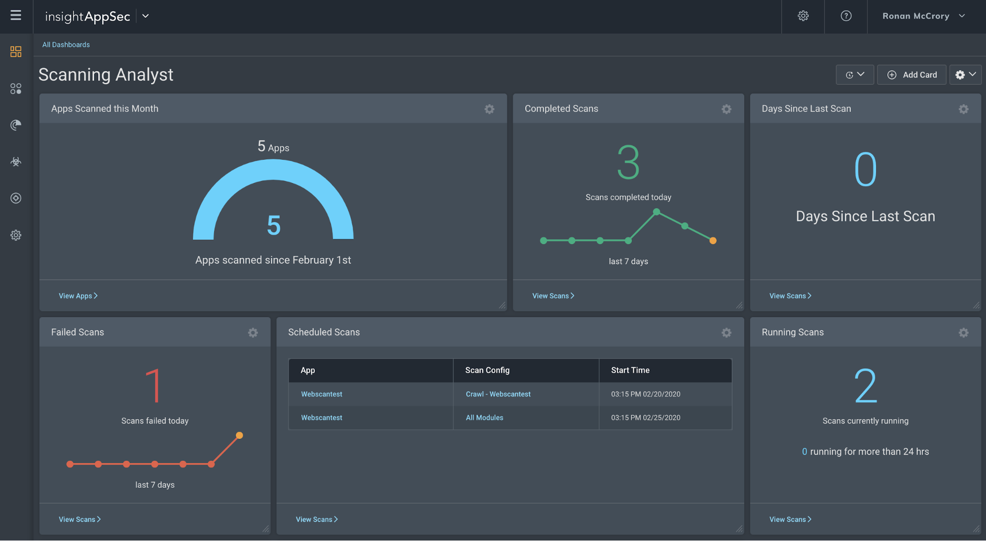 Dig Deeper in InsightAppSec with New Custom Dashboards Feature