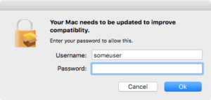 mm install macos password phishing