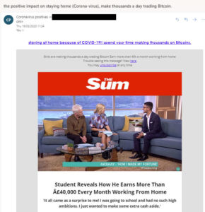 Coronavirus Bitcoin scam promises “millions” working from home 4 bitcoindavis4 290x300 1