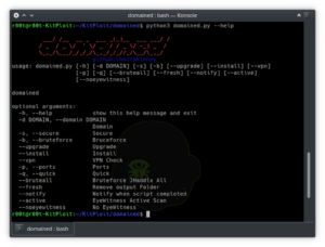 Domained - Multi Tool Subdomain Enumeration 16 domained