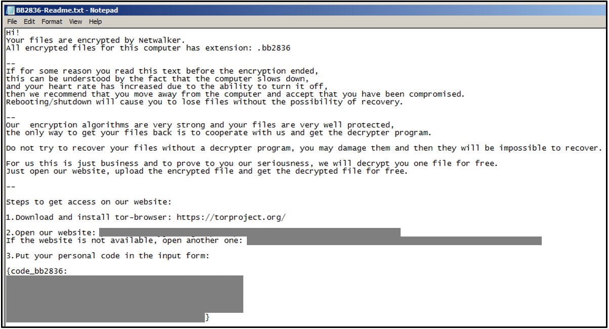 Netwalker Fileless Ransomware Injected via Reflective Loading 15 Fig 14 Netwalker