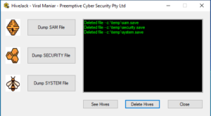 HiveJack - This Tool Can Be Used During Internal Penetration Testing To Dump Windows Credentials From An Already-Compromised Host 23 HiveJack_3