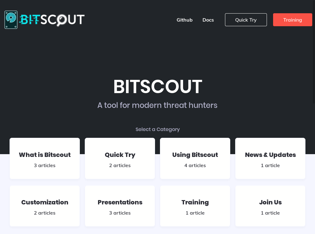 bitscout forensics website