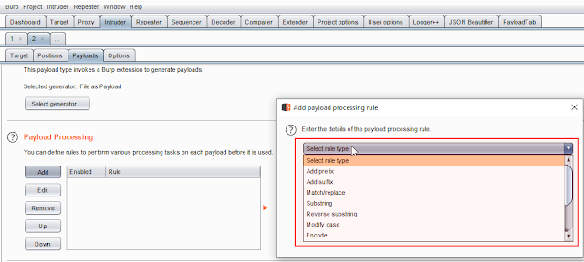 generator burp extension 8 intruder payload processor