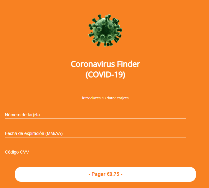 ginp trojan coronavirus finder screenshot 2