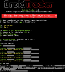 DroidTracker 1