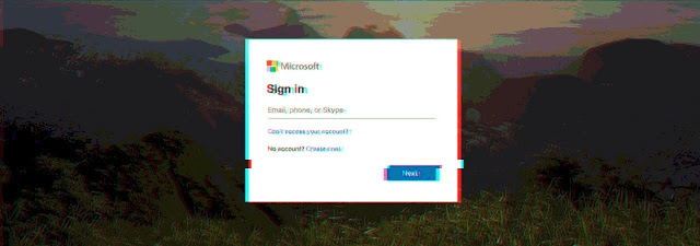 Microsoft account phishing