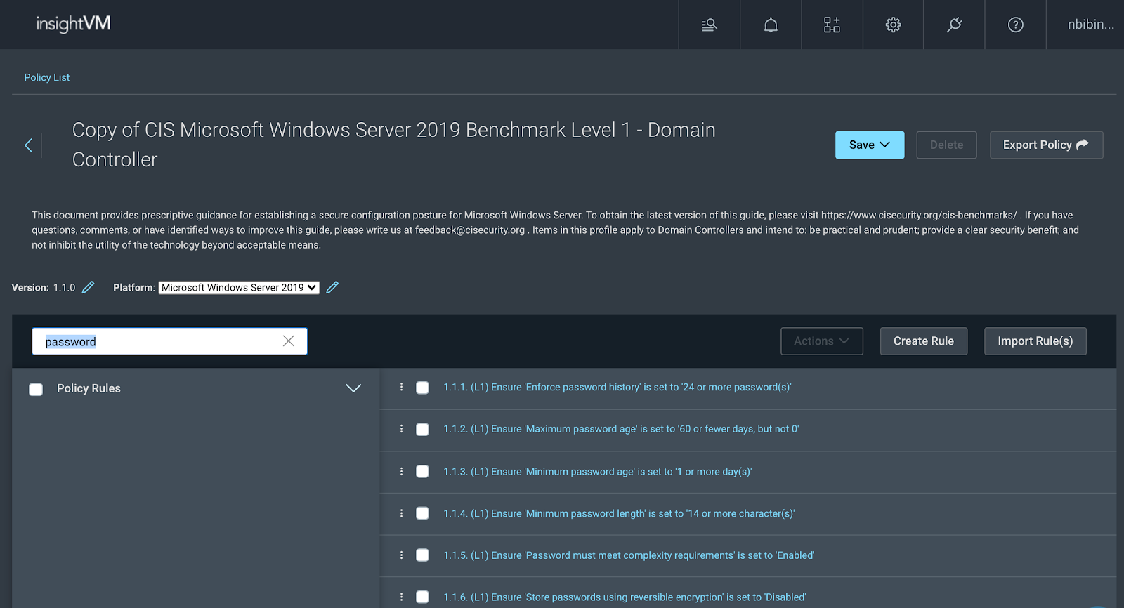 How to Use Custom Policy Builder to Customize Password Policies in InsightVM