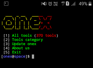 Onex - A Library Of Hacking Tools For Termux And Other Linux Distributions 13 onex_2