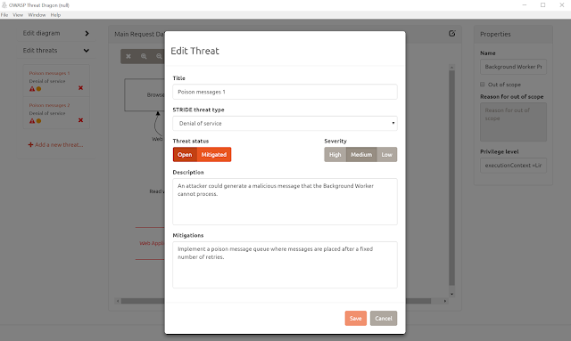 owasp threat dragon desktop 7 threat