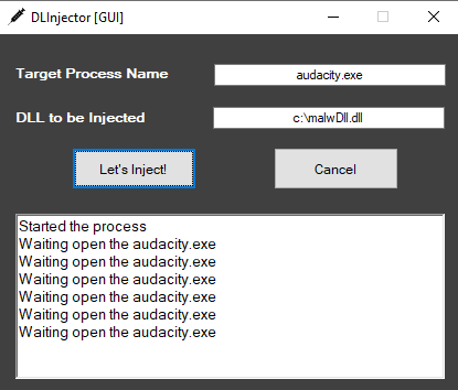 DLInjector-GUI - DLL Injector Graphical User Interface 2 DLInjector GUI 2