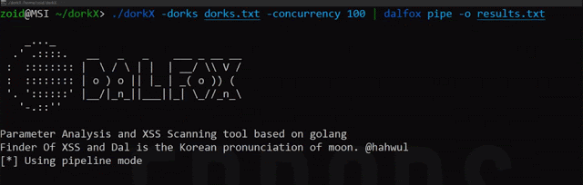 dorkX - Pipe Different Tools With Google Dork Scanner 2 dorkX 2