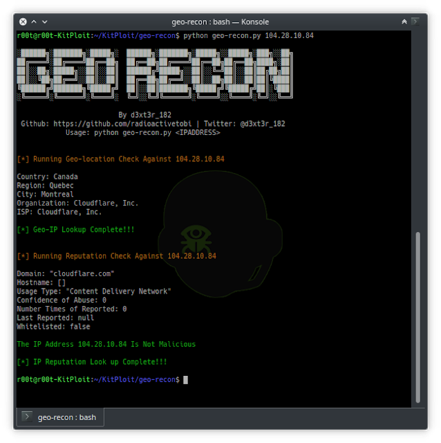 geo recon