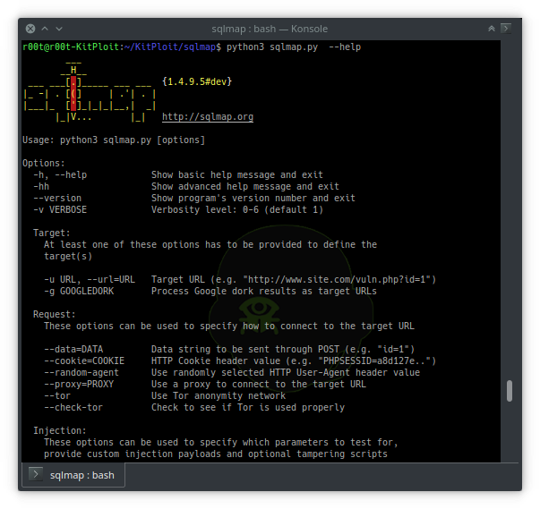 sqlmap