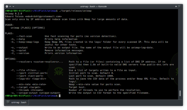 Unimap - Scan Only Once By IP Address And Reduce Scan Times With Nmap For Large Amounts Of Data 1 unimap