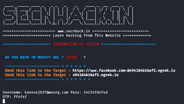 AdvPhishing - This Is Advance Phishing Tool! OTP PHISHING 3 AdvPhishing 10