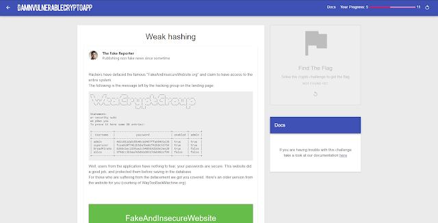 DamnVulnerableCryptoApp - An App With Really Insecure Crypto 3 DamnVulnerableCryptoApp 10 2