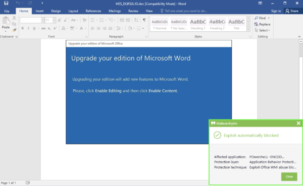 Emotet Word blocked by Malwarebytes 600x369 1