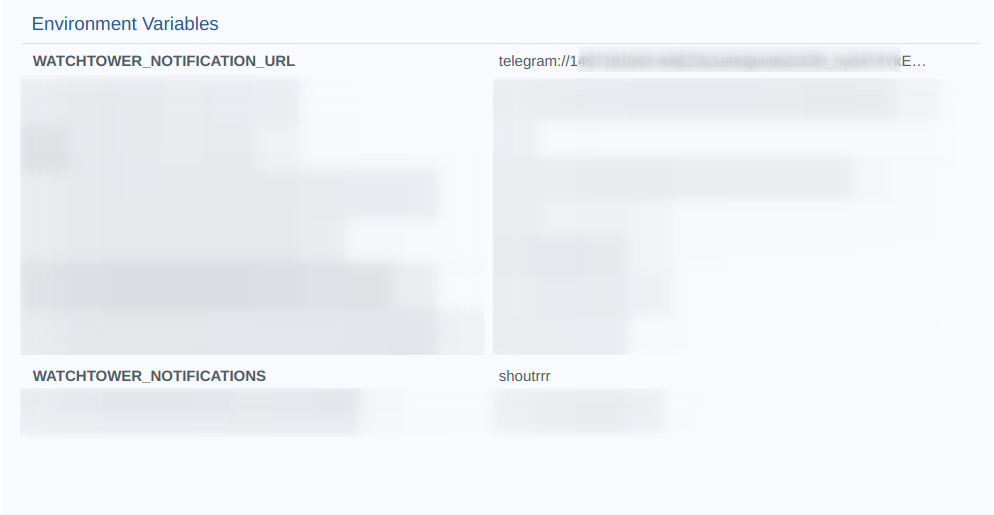 Adding Telegram notification to Synology NAS Watchtower 1 image