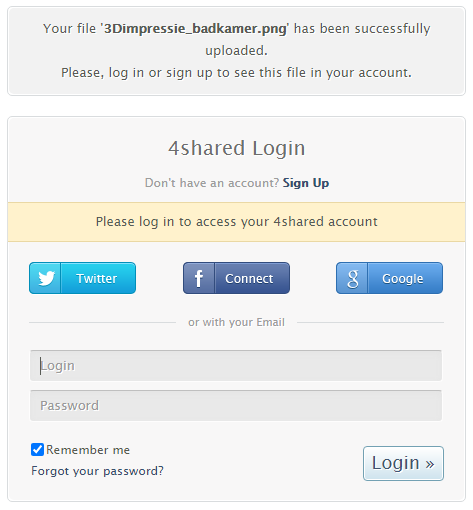 login 4shared