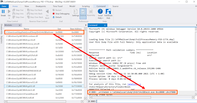 ATMMalScan 5 4 Windbg Malware