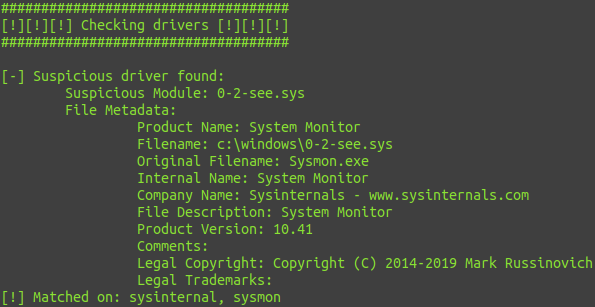 SharpEDRChecker - Checks Running Processes, Process Metadata, DLLs Loaded Into Your Current Process And The Each DLLs Metadata, Common Inst all Directories, Installed Services And Each Service Binaries Metadata, Installed Drivers And Each Drivers Metadata, All For The Presence Of Known Defensive Products Such As AV's, EDR's And Logging Tools 7 SharpEDRChecker 6 sdrc drivers