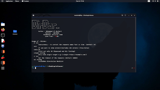 DirDar - A Tool That Searches For (403-Forbidden) Directories To Break It And Get Dir Listing On It 4 DirDar 6 help