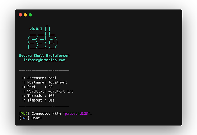 SSB - A Faster And Simpler Way To Bruteforce SSH Server 1 ssb 6