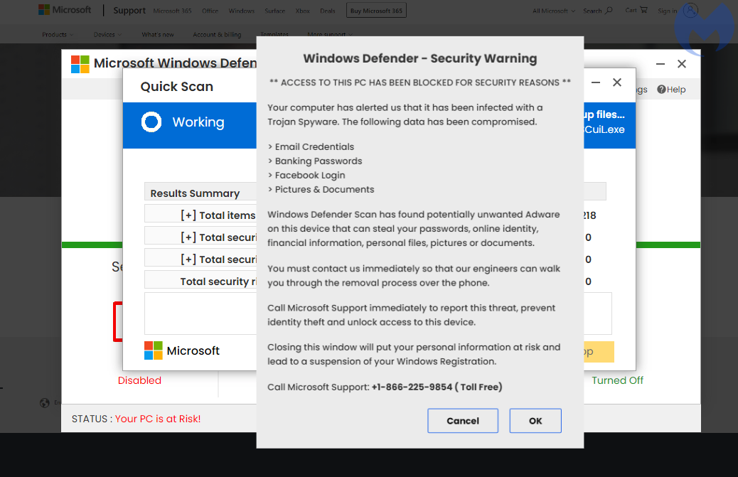 Malvertising campaign on PornHub and other top adult brands exposes users to tech support scams 5 win
