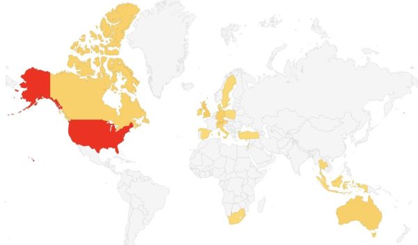 web shells detected worldwide