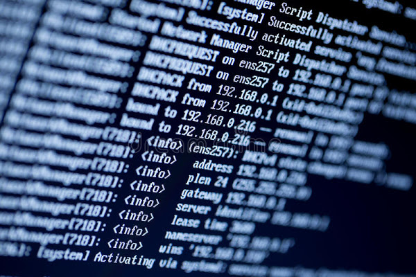 server configuration command lines monitor closeup computer 79990399