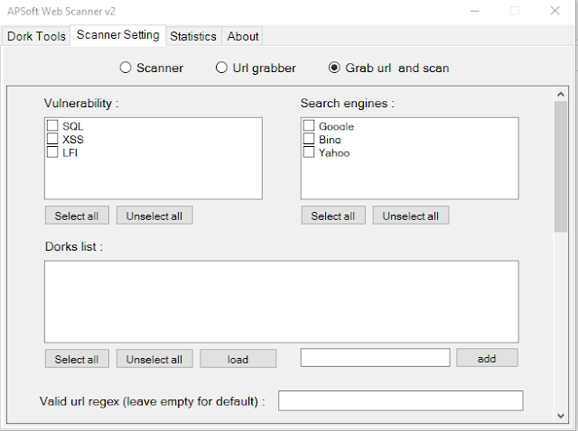 APSoft Web Scanner v2 1 setting 1