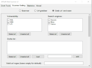 APSoft Web Scanner v2 1 setting