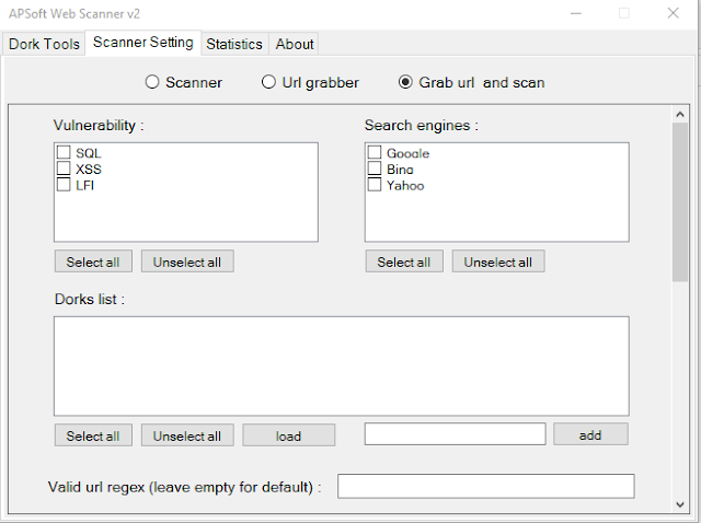 APSoft Web Scanner v2 1 setting