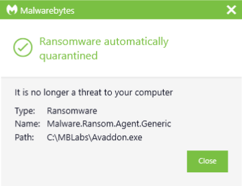 Avaddon ransomware campaign prompts warnings from FBI, ACSC 1 Malwarbytes stops Avaddon ransomware