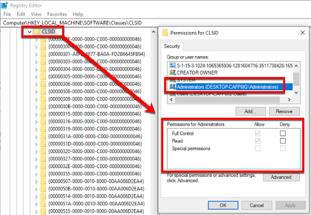 Dent 2 CLSID Permissions