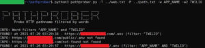 Pathprober - Probe And Discover HTTP Pathname Using Brute-Force Methodology And Filtered By Specific Word Or 2 Words At Once 7 pathprober_3_sample-722251