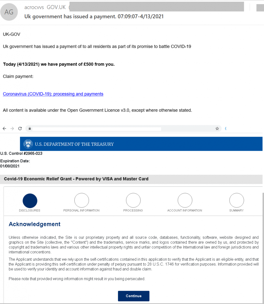 Spam and phishing in Q2 2021 5 Spam and phishing in Q2 2021: pandemic-related compensation fraud